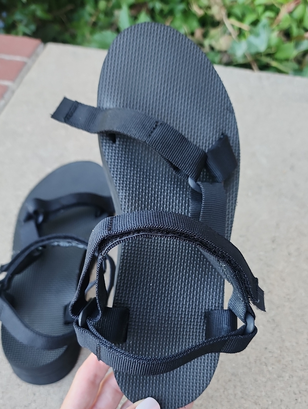 Teva Black Platform Strappy Sandals - Picture 14 of 16